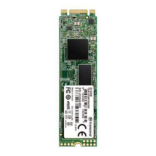 Твердотельный диск 512GB Transcend MTS830, M.2 2280, SATA, 3D TLC, with DRAM [R/W - 560/500 MB/s]